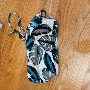 Billabong Leaf Print Women's One Piece - Black and Green